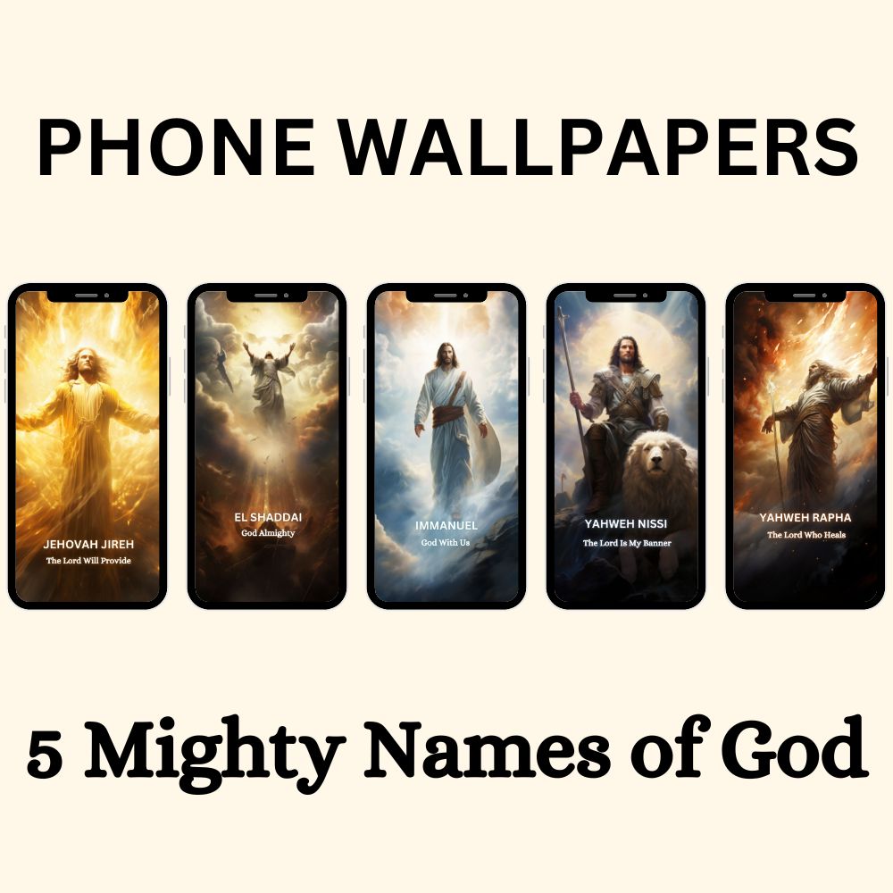 Christian Phone Backgrounds - 5 God's Mighty Name