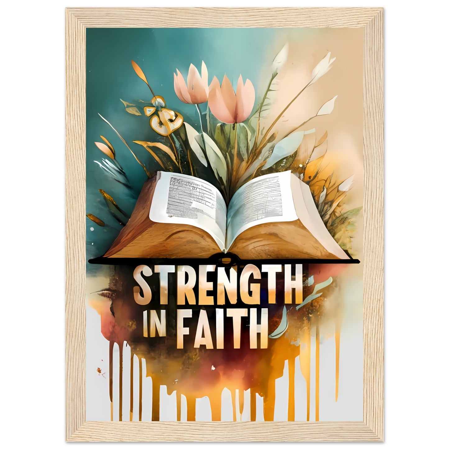 Strength in Faith Philippians 4:13 Framed Print