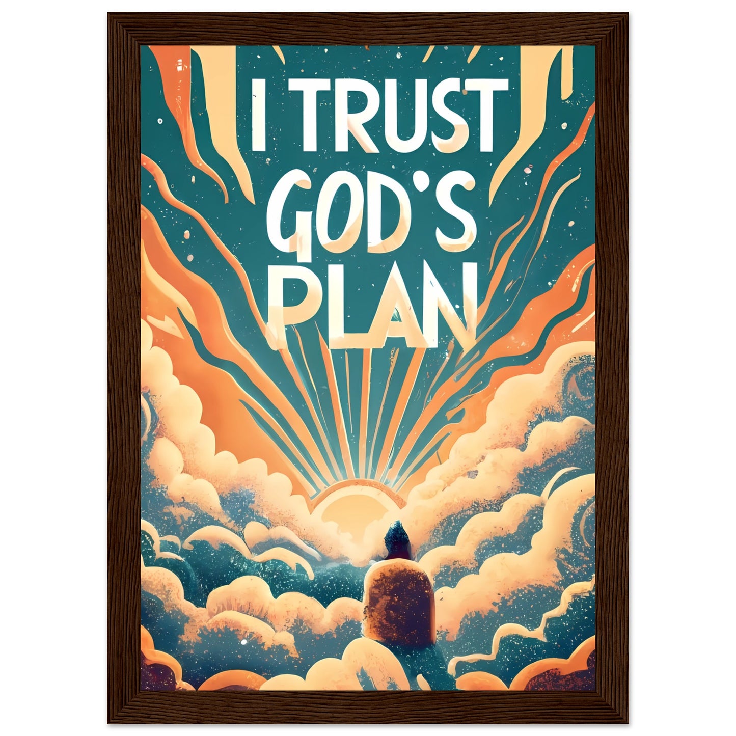 I Trust God's Plan Framed Poster