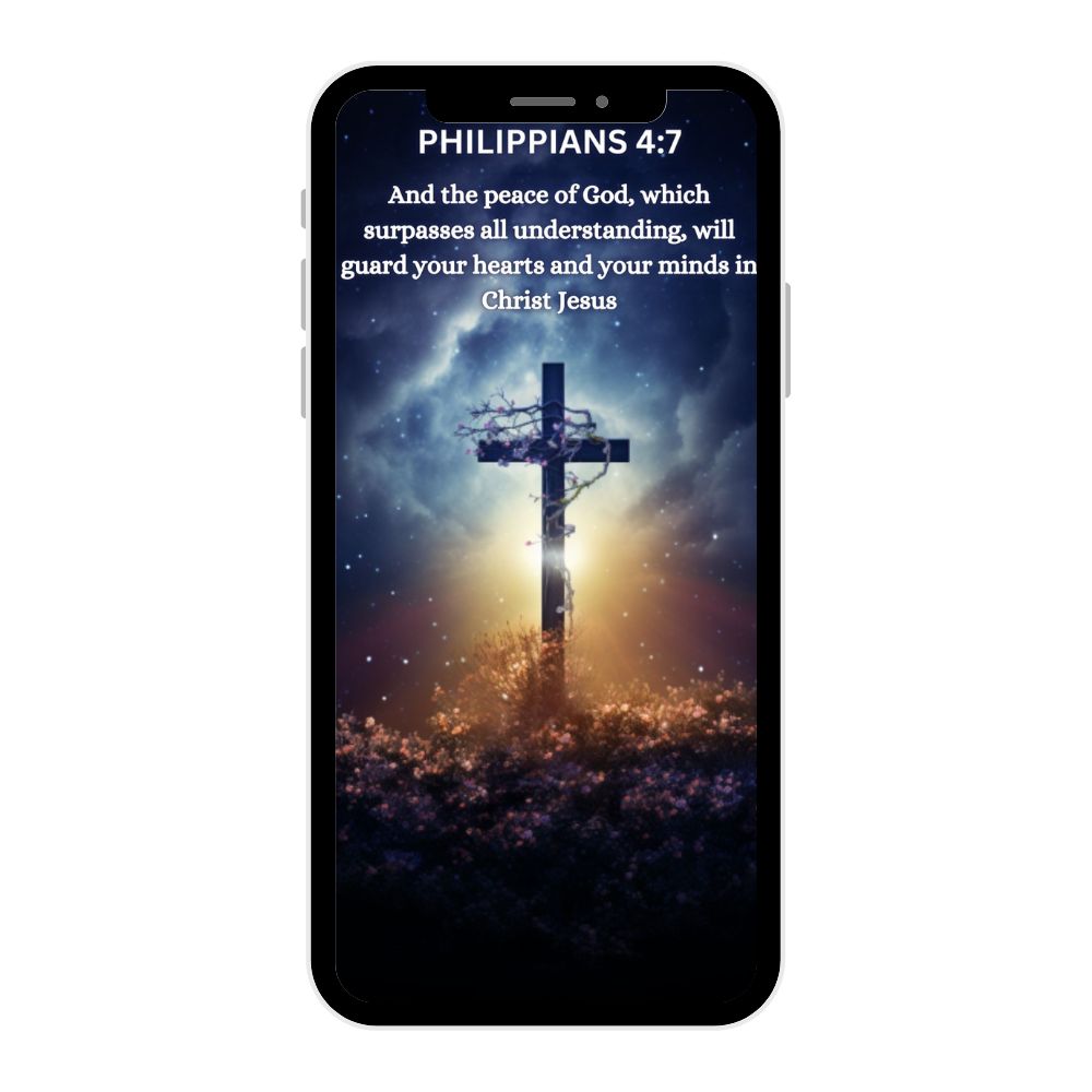 Christian Phone Wallpapers with Bible Verse for Inner Peace