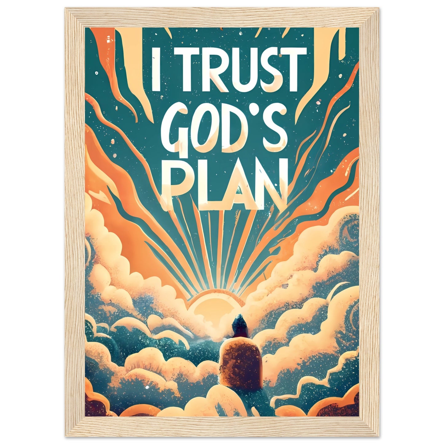 I Trust God's Plan Framed Poster