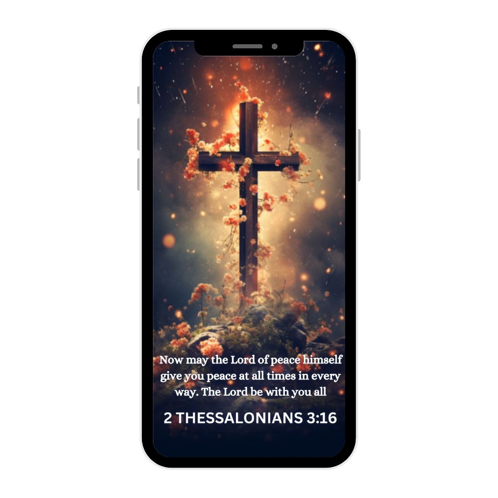 Christian Phone Wallpapers with Bible Verse for Inner Peace