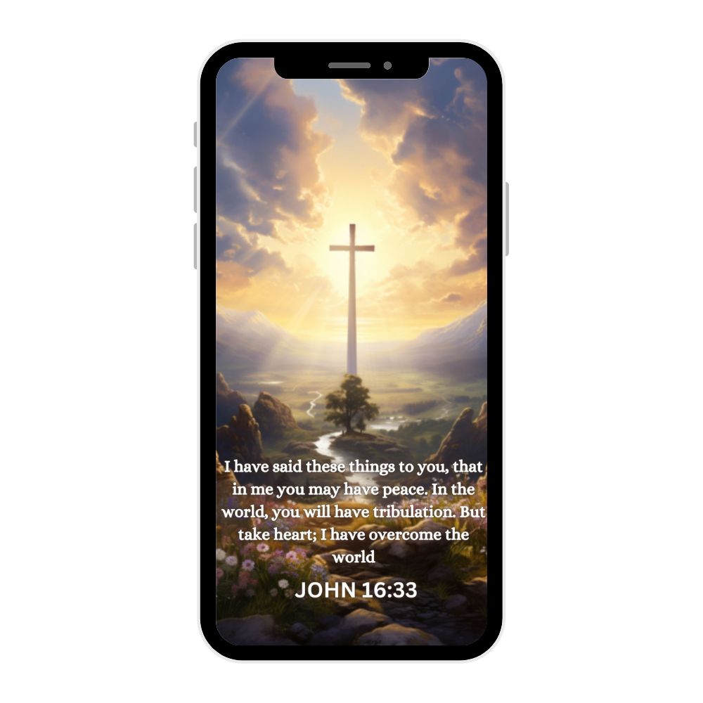 Christian Phone Wallpapers with Bible Verse for Inner Peace