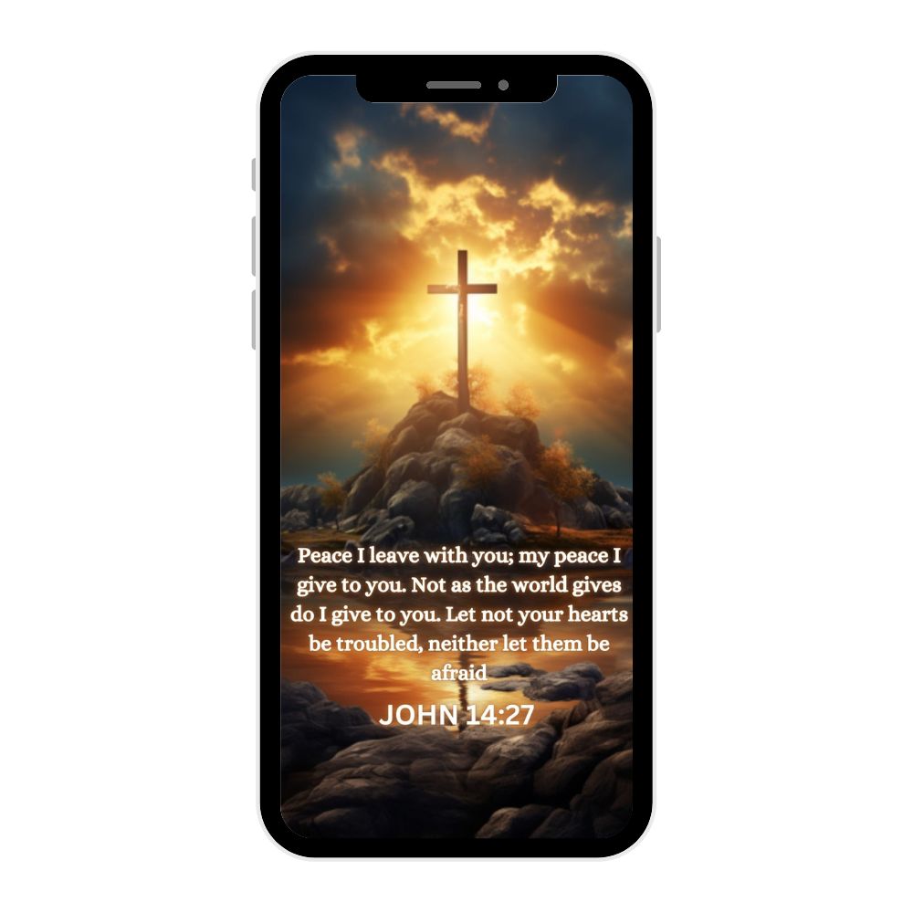 Christian Phone Wallpapers with Bible Verse for Inner Peace