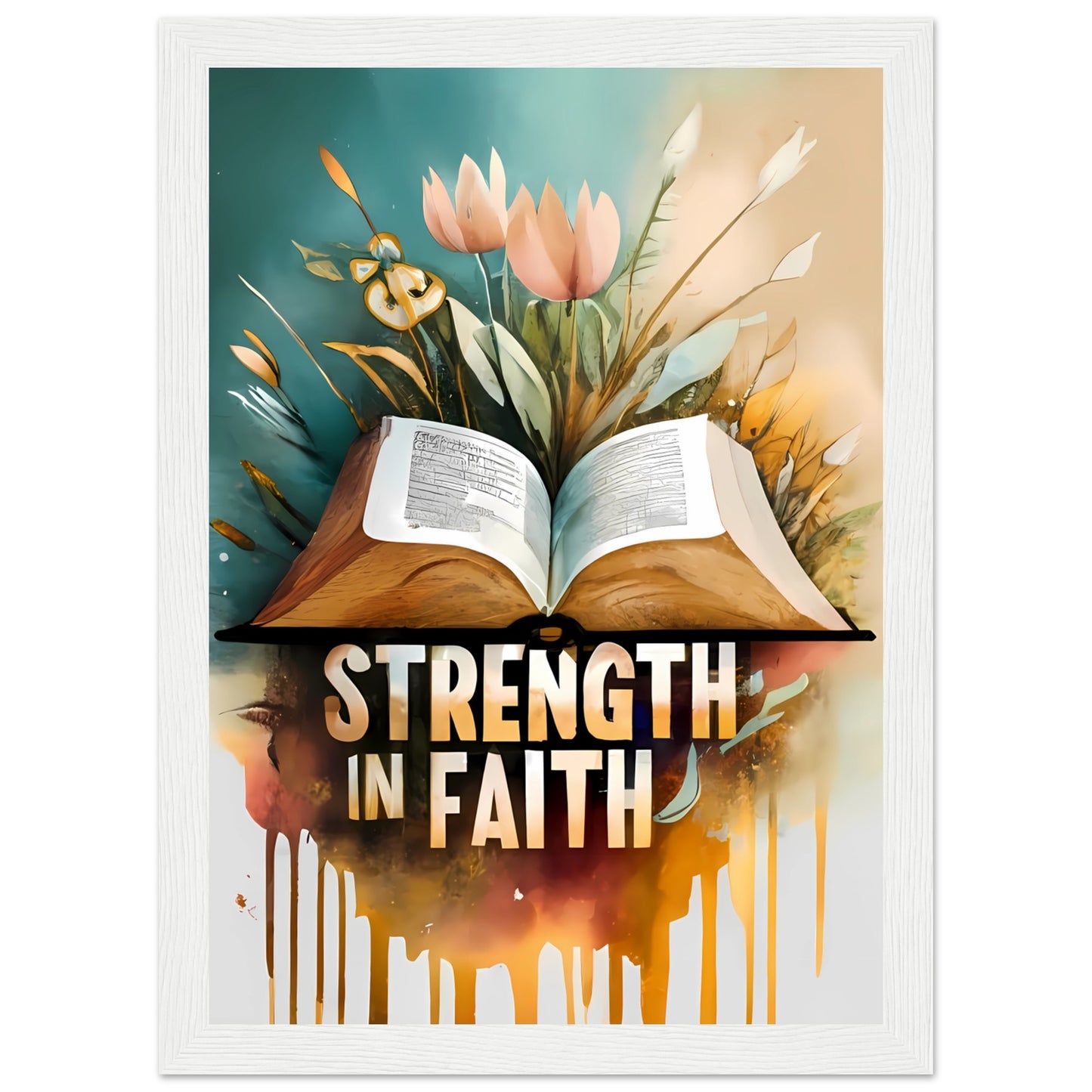 Strength in Faith Philippians 4:13 Framed Print