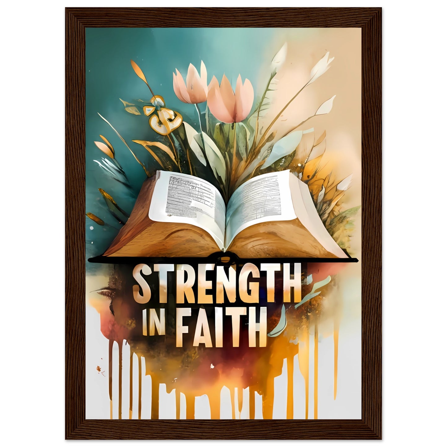 Strength in Faith Philippians 4:13 Framed Print