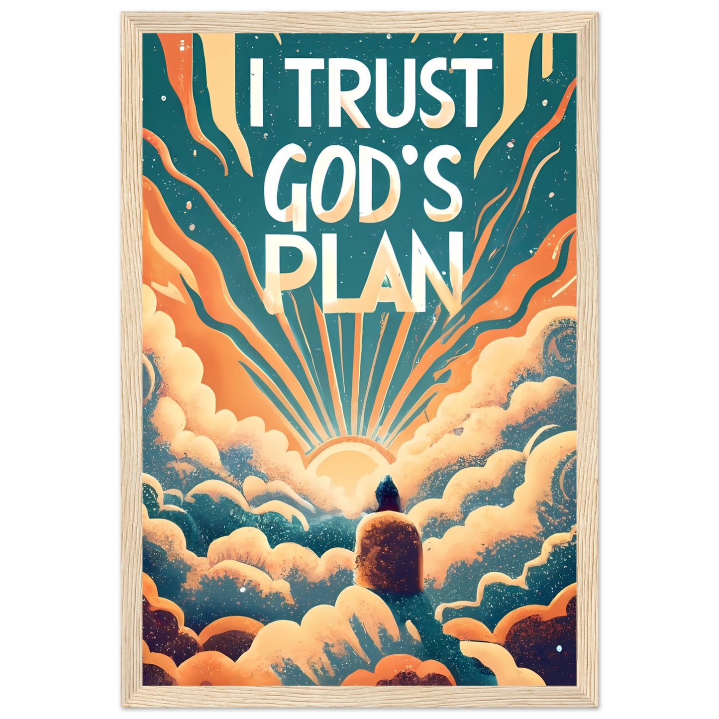 I Trust God's Plan Framed Poster