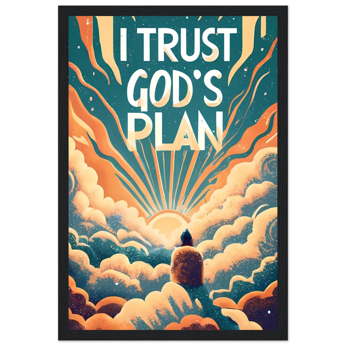 I Trust God's Plan Framed Poster
