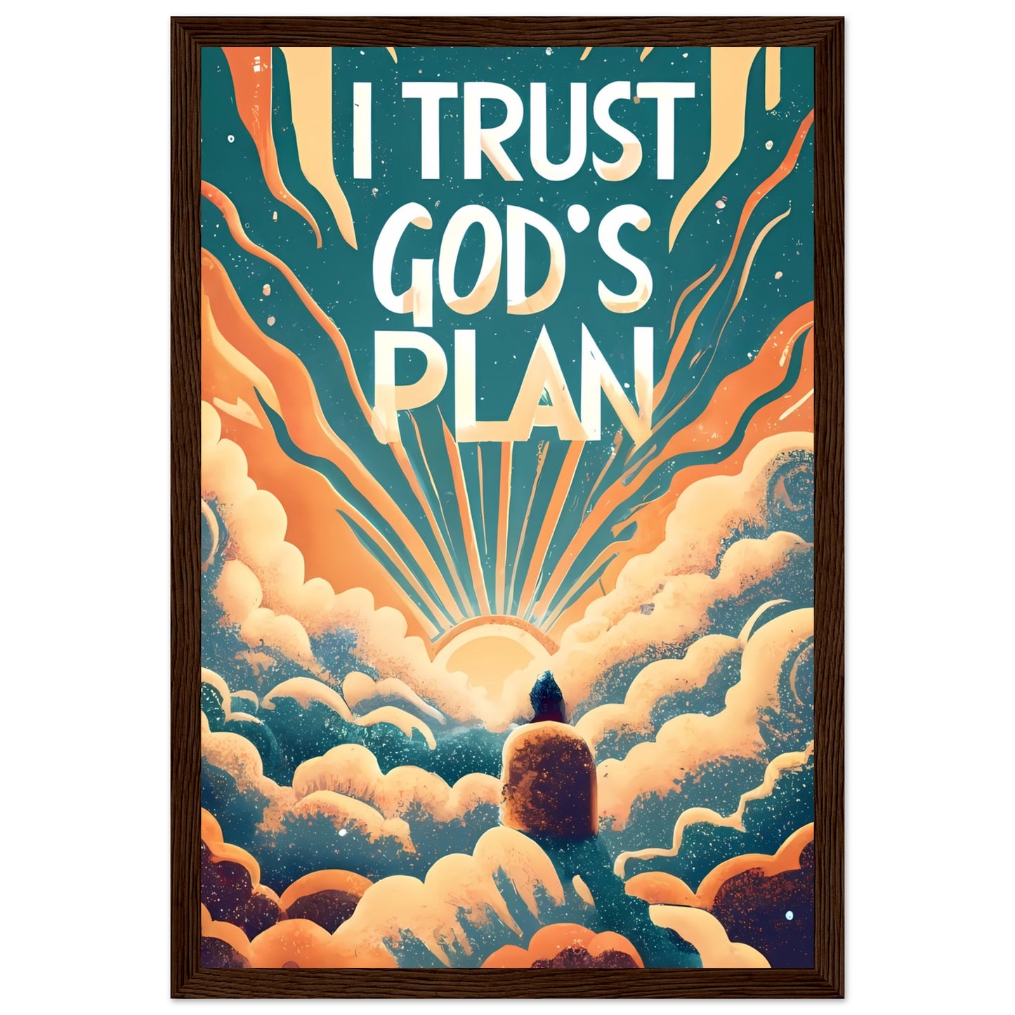 I Trust God's Plan Framed Poster