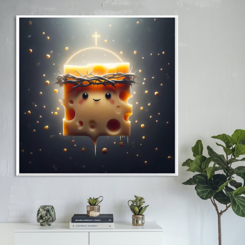 Cheesus: Smile Everyday Jesus Poster