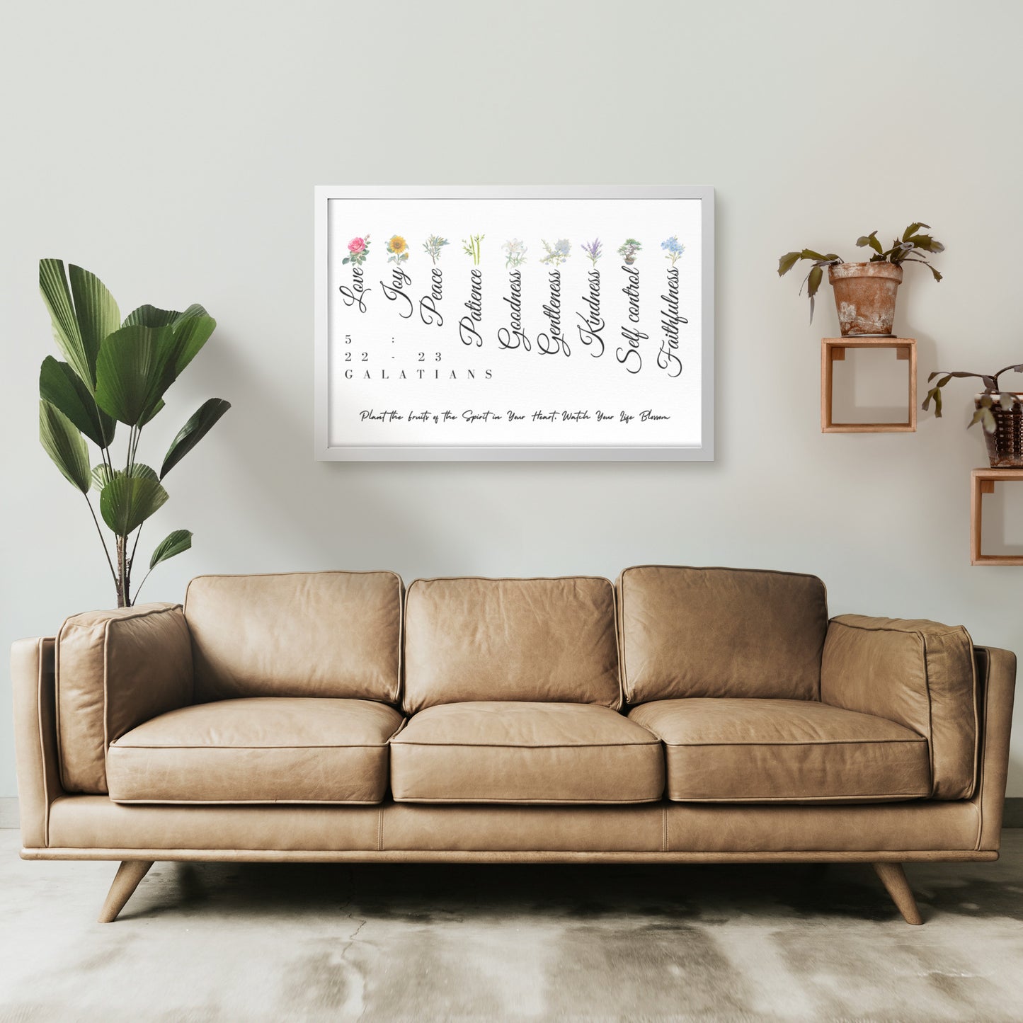 Fruits of the Spirit Galatians 5:22–23 Art Print