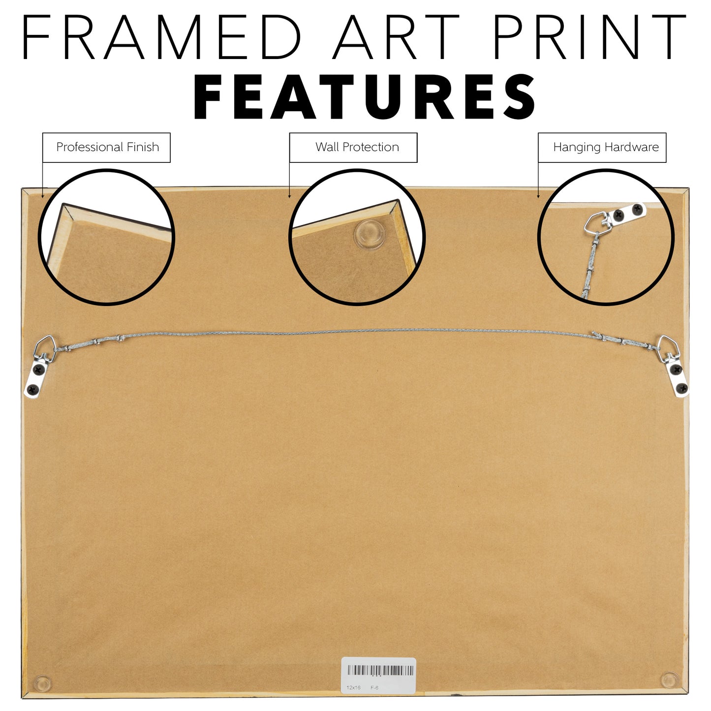 He Fills with Good Things Retro Style Framed Poster