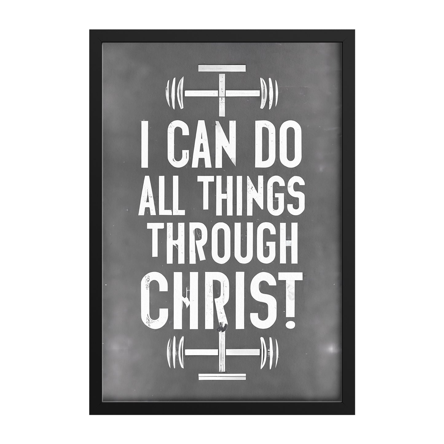 I Can Do All Things Through Christ Minimalist Framed Print