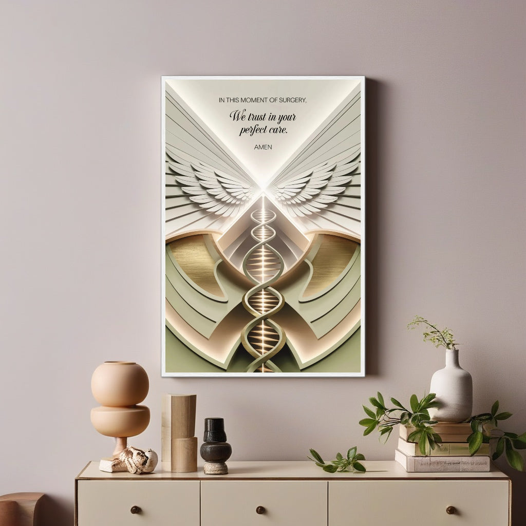 Surgery Prayer Wall Art | Medical Office Faith Decor