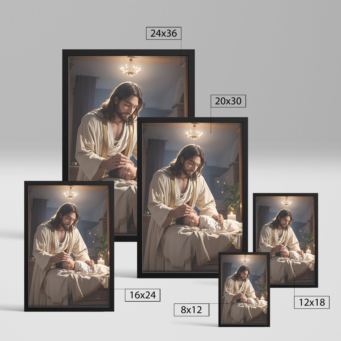 The Gentle Shepherd Isaiah 40:11 Framed Print