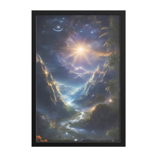 The Glory of Creation: Psalm 95 Framed Wall Print