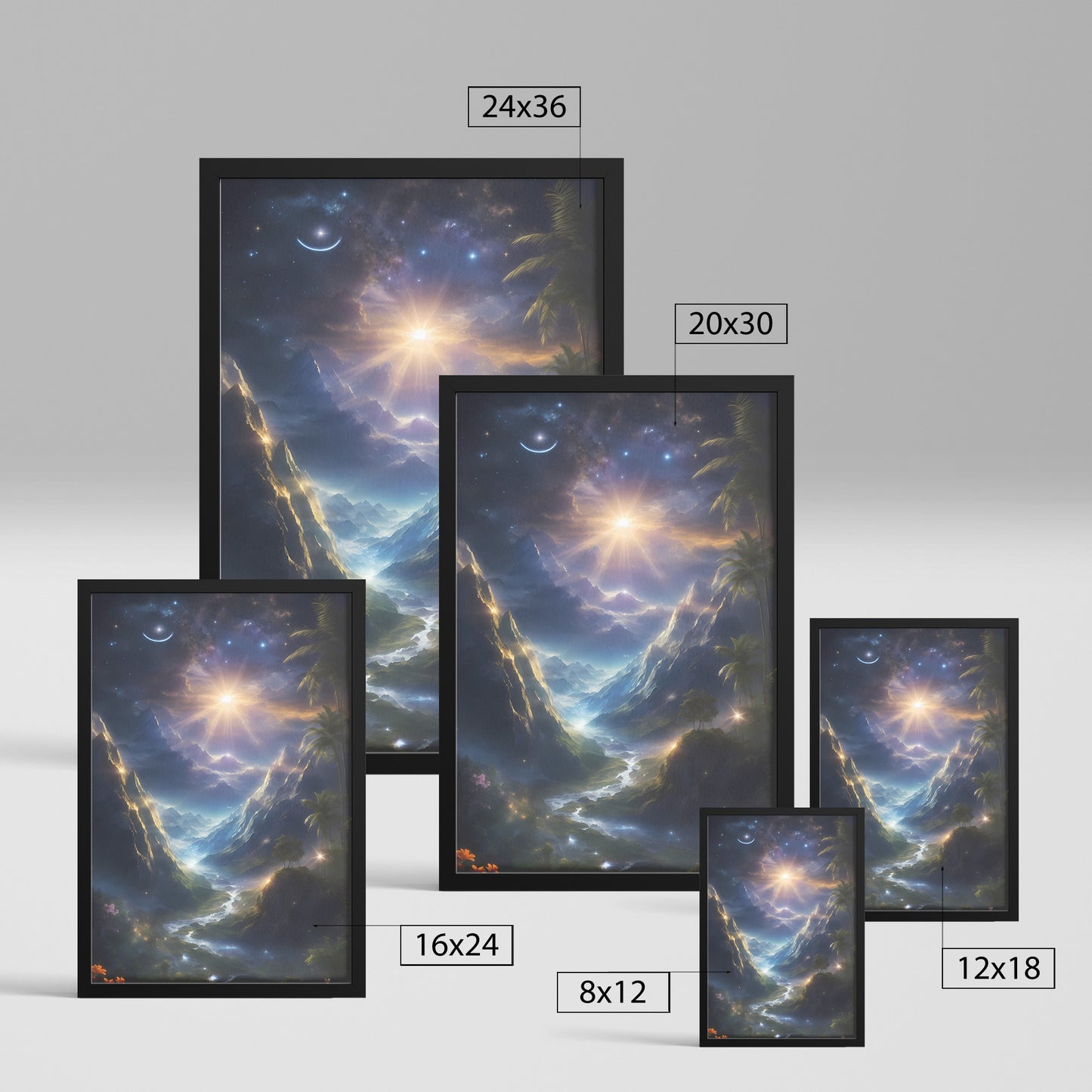 The Glory of Creation: Psalm 95 Framed Wall Print