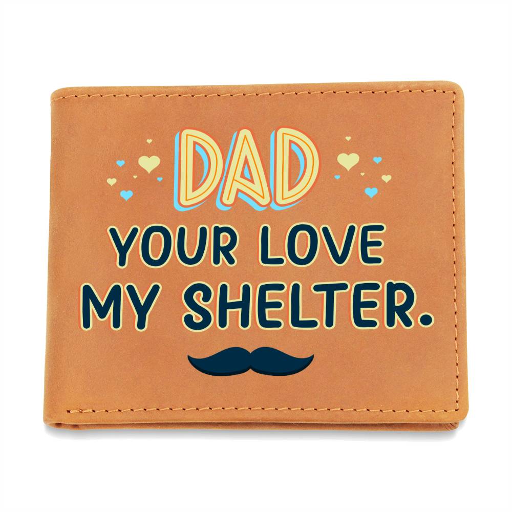 Leather Wallet Gift to Dad
