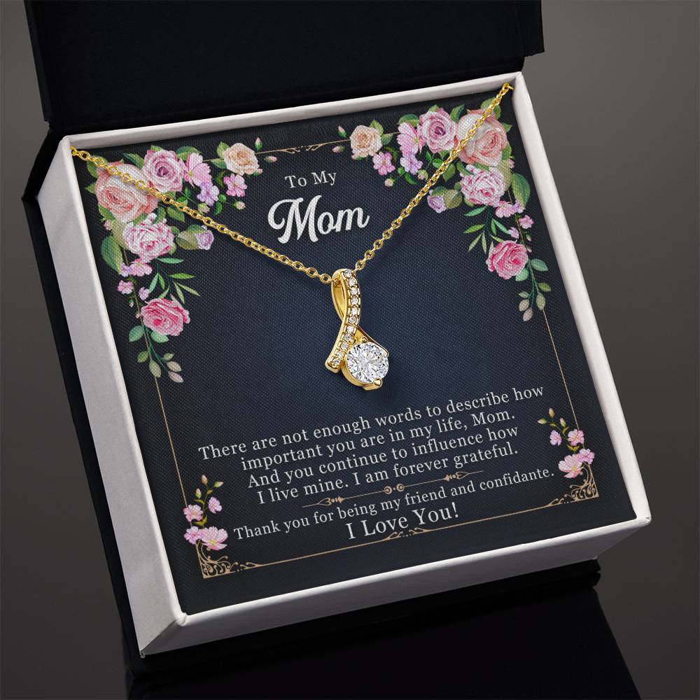 Alluring Beauty Necklace to Mom