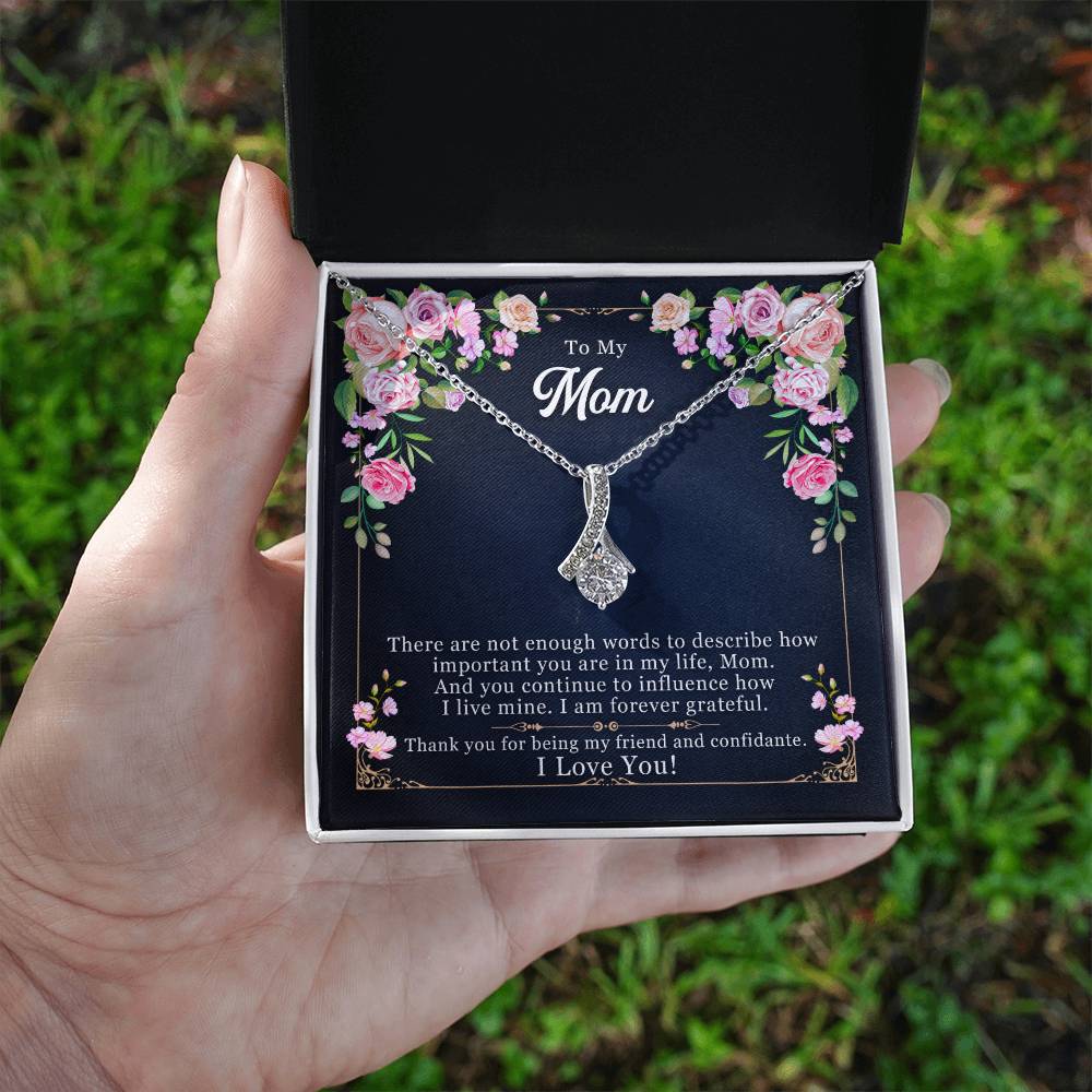 Alluring Beauty Necklace to Mom