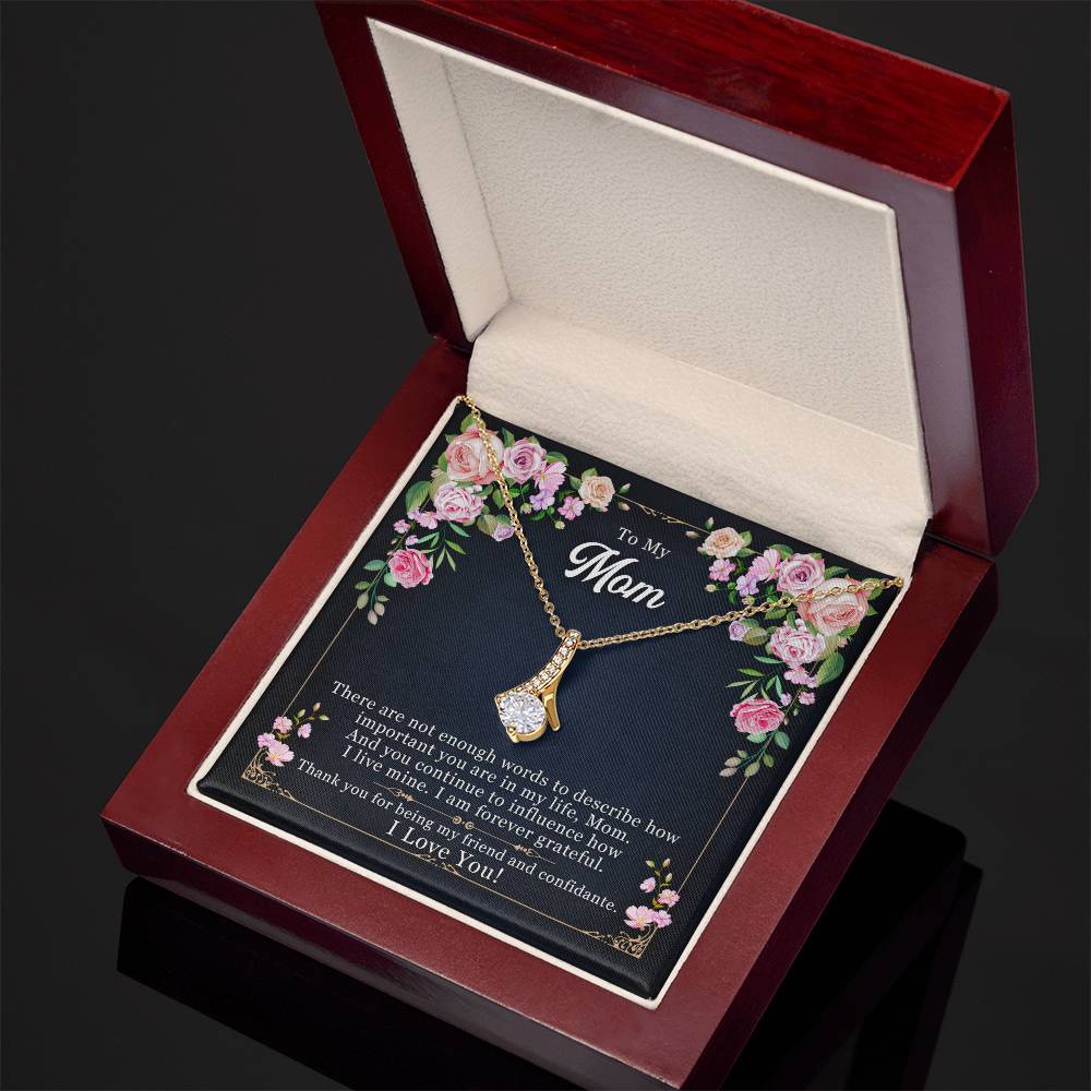 Alluring Beauty Necklace to Mom