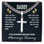 Steel Cross Necklace to Dad