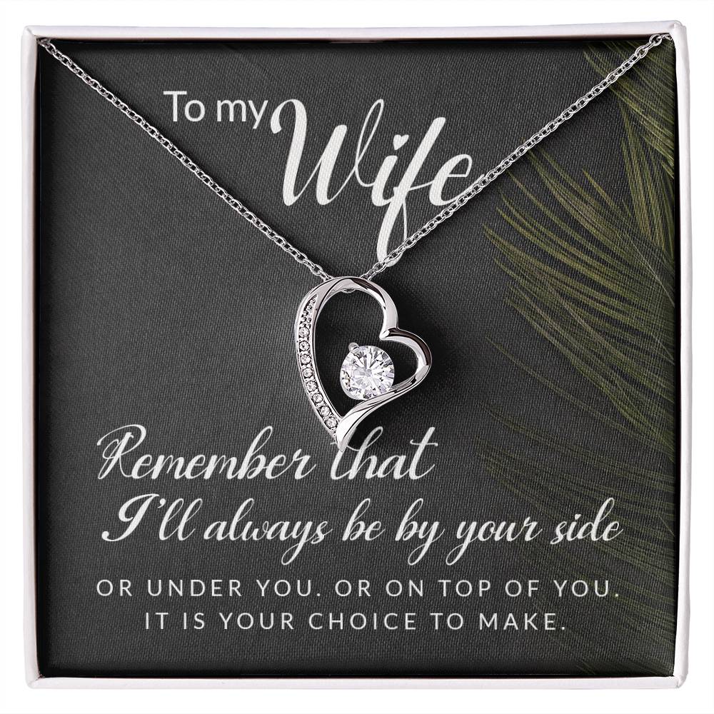 Forever By Your Side Necklace Gift to Wife