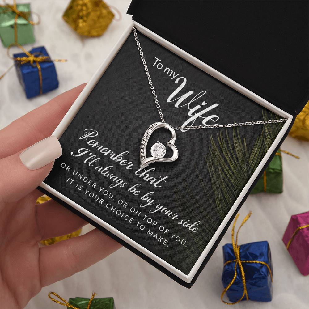Forever By Your Side Necklace Gift to Wife