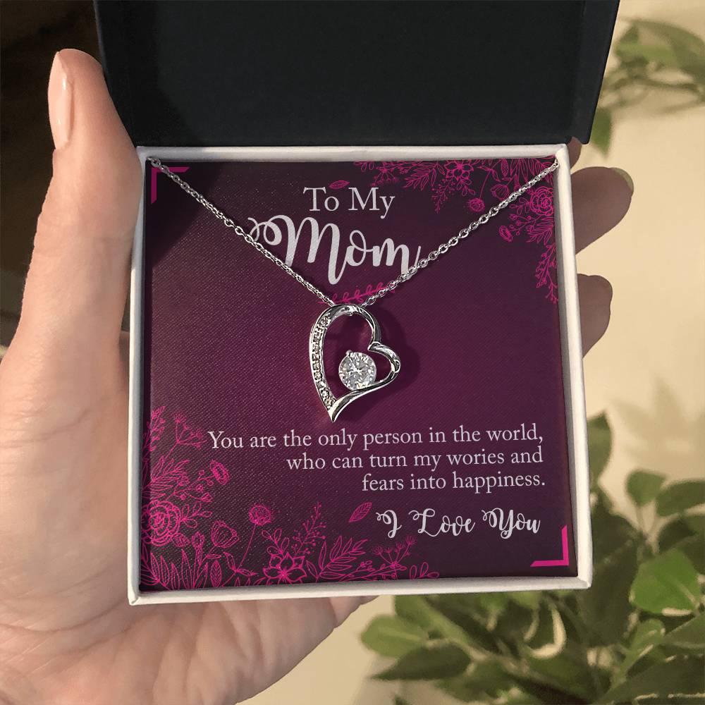 Forever Love Necklace to Mom