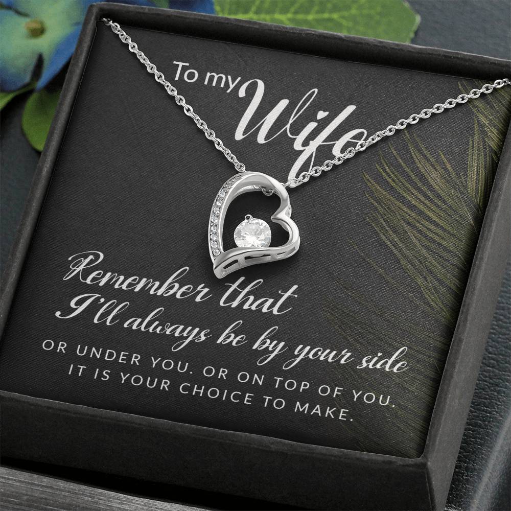 Forever By Your Side Necklace Gift to Wife