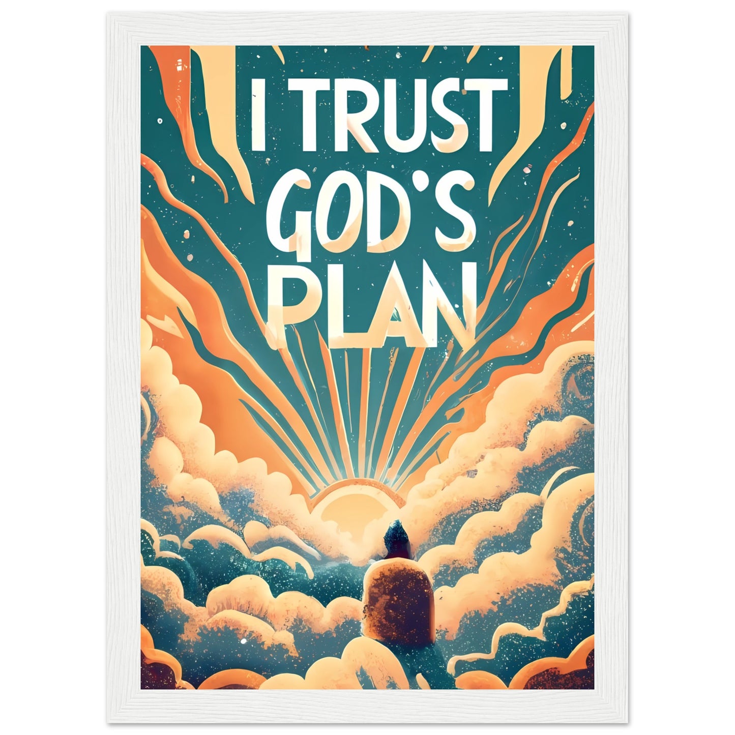 I Trust God's Plan Framed Poster