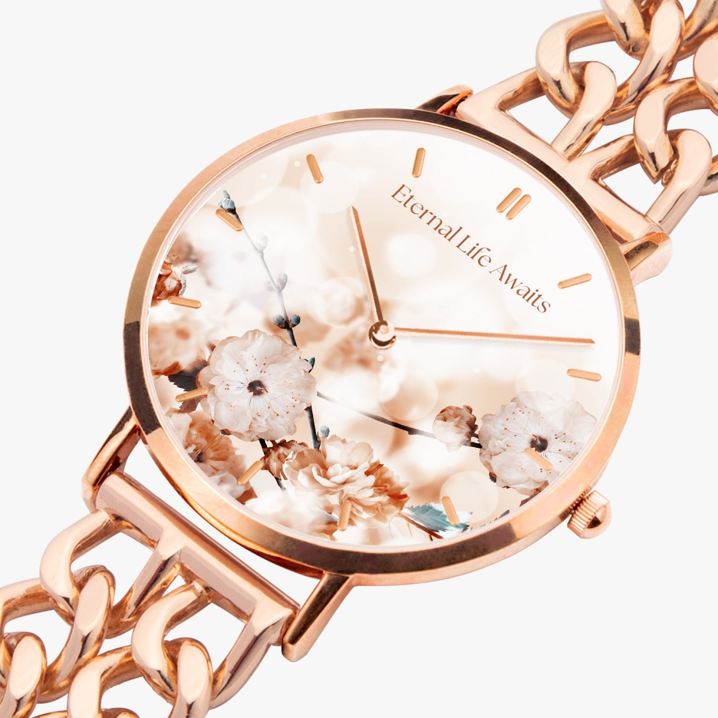 Eternal Life Await Hollow Out Strap Quartz Watch