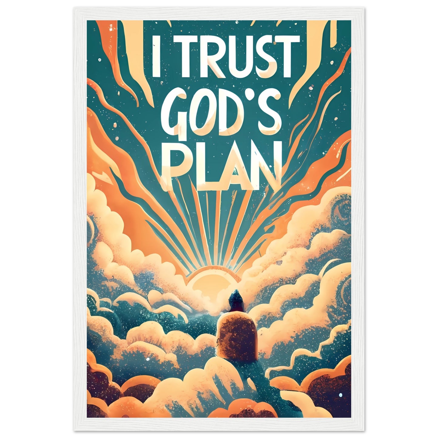 I Trust God's Plan Framed Poster