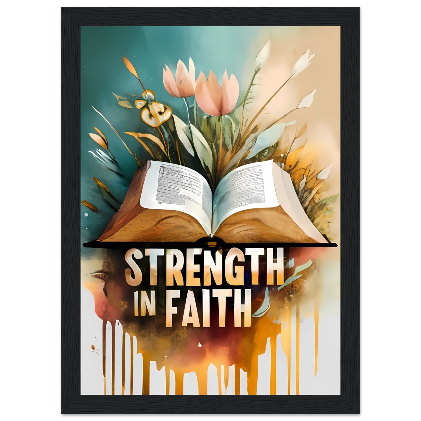 Strength in Faith Philippians 4:13 Framed Print