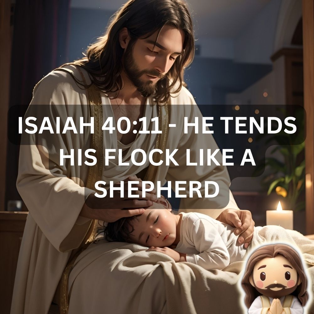 Isaiah 40:11 - He Tends His Flock Like a Shepherd