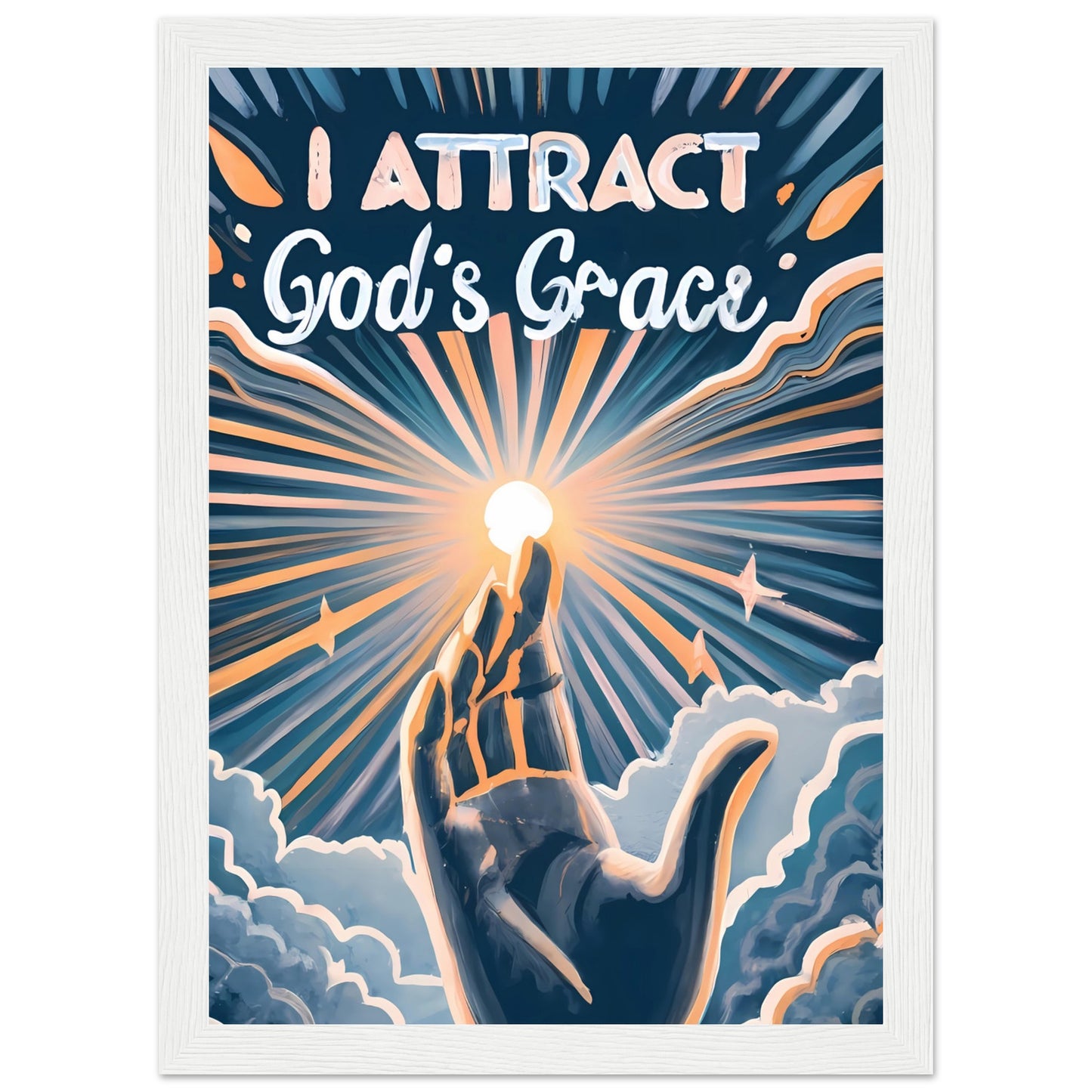 I Attract God's Grace Framed Print