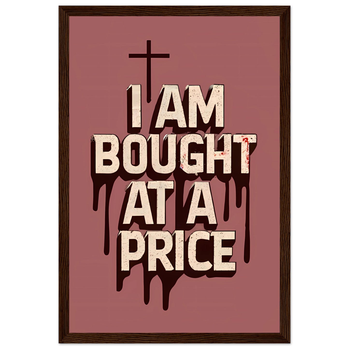 I am Bought at a Price Framed Print