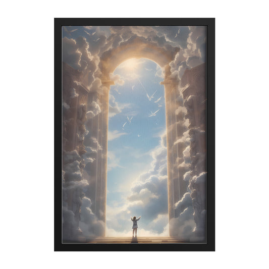 Gate of Heaven Genesis 28:17 Framed Print