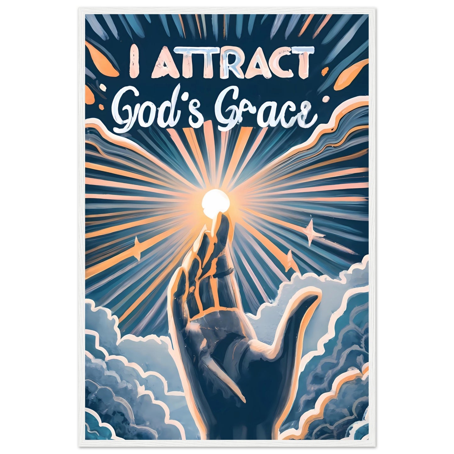 I Attract God's Grace Framed Print