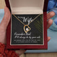 Forever By Your Side Necklace Gift to Wife