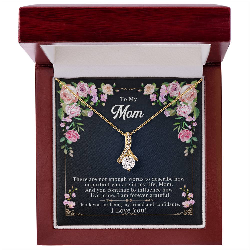 Alluring Beauty Necklace to Mom