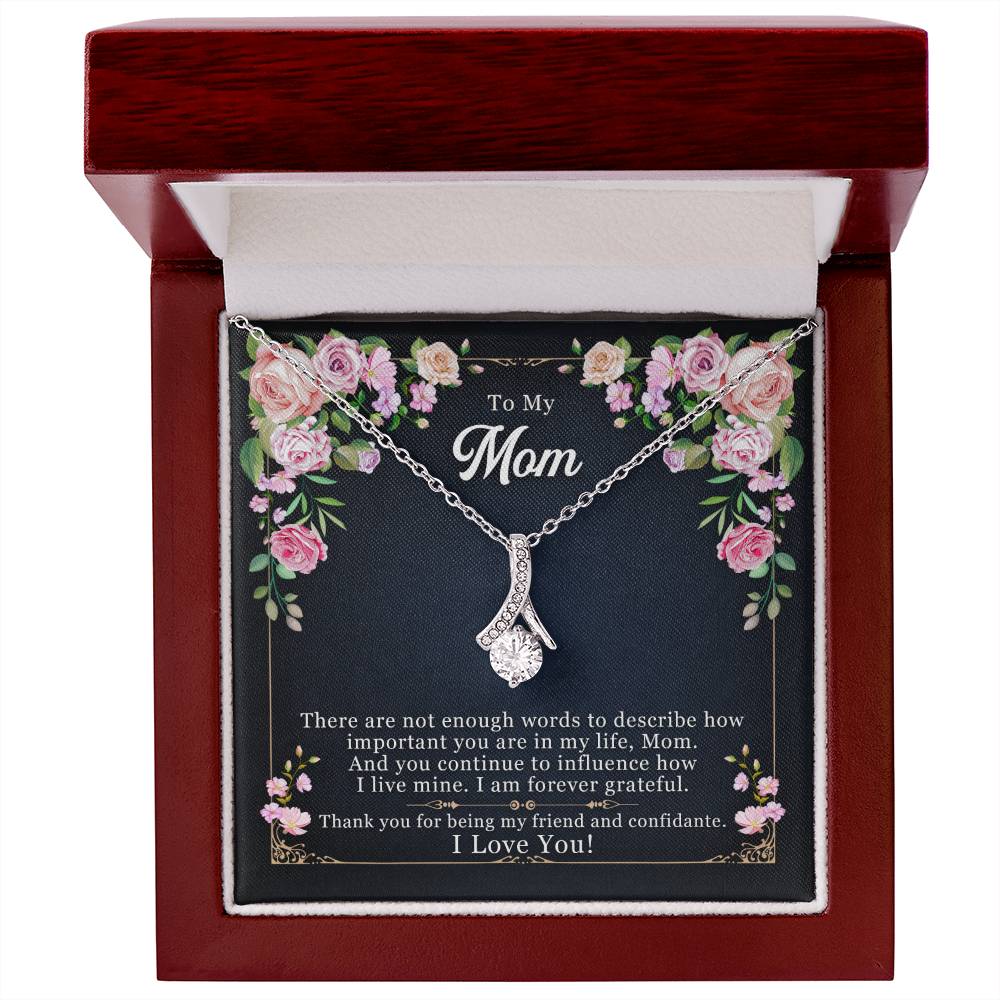 Alluring Beauty Necklace to Mom