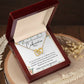 Confirmation Sponsor Gift - Godmother Proposal - Will You Be My Confirmation Sponsor - Interlocking Heart Necklace