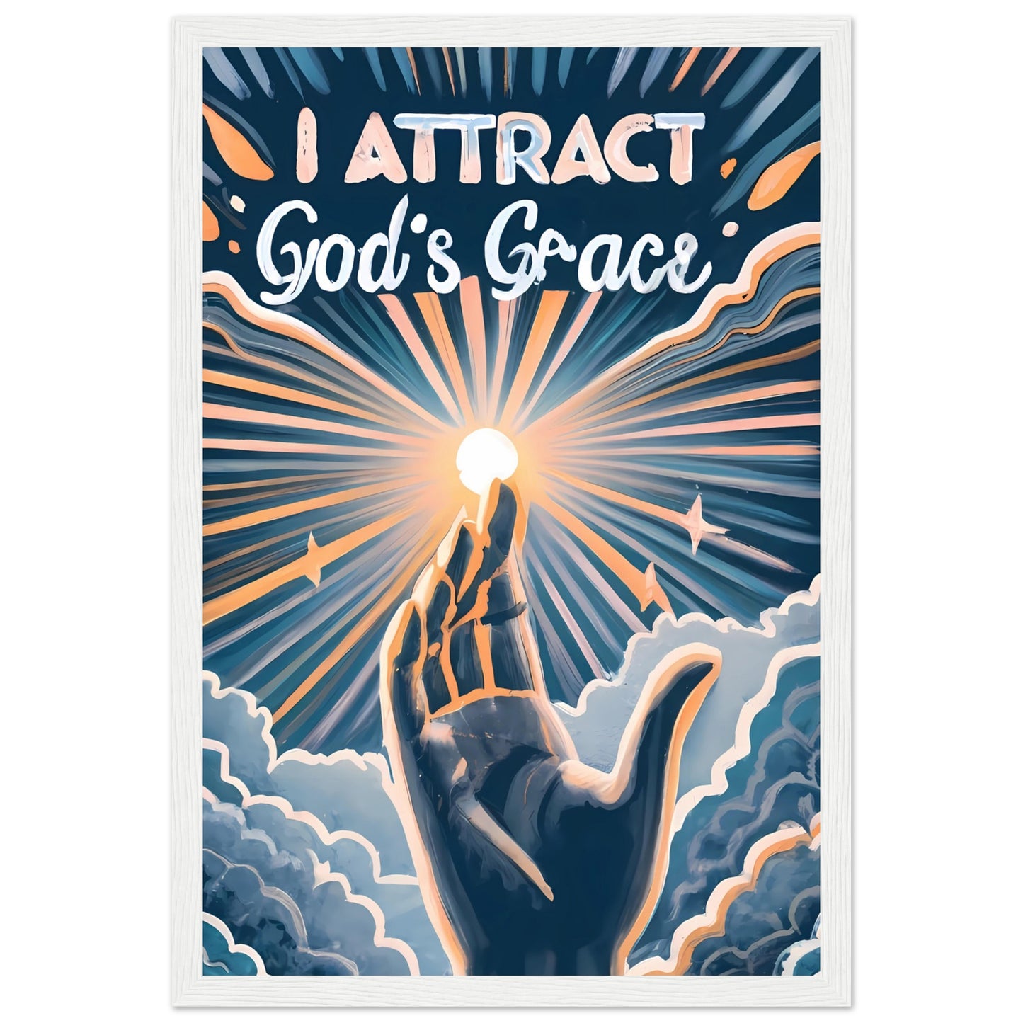 I Attract God's Grace Framed Print